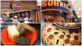 Royal Caribbean 24 Hour Eatery Cafe Promenade amp Sorrentos Pizza 4K [upl. by Aubreir]