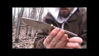 Randall 28 woodsmans knife test and review [upl. by Anas]