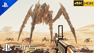 PS5 THIS ALIEN INVASAION GAME LOOKS SOO COOL ON PS5  Realistic ULTRA GraphicsGameplay4K60FPSHDR [upl. by Tezil]