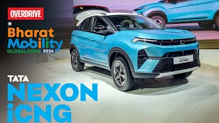 Tata Nexon CNG walkaround  another reason to pick this SUV  odmag [upl. by Marsh]