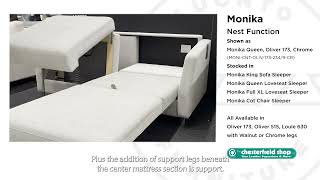 Monika Sofa Bed  New Nesting Sleeper Sofa [upl. by Goat]