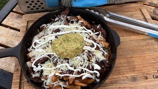 Carne asada fries on the nomad grills [upl. by Bamby912]