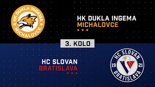 3kolo štvrťfinále HK Dukla INGEMA Michalovce  HC Slovan Bratislava HIGHLIGHTS [upl. by Bartram]