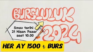 2024 Bursluluk Sınavı  Bursluluk sınavı kaç netle kazanılır [upl. by Lenes]