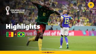 Dramatic late winner  Cameroon v Brazil  FIFA World Cup Qatar 2022 [upl. by Ahsiam]