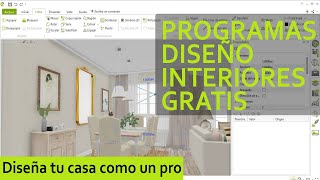 📐PROGRAMAS de DISEÑO de INTERIORES GRATIS Los 9 mejores [upl. by Eimmot548]