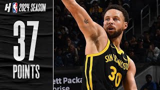 Stephen Curry TAKES OVER in 4th QTR 37 PTS FUll Highlights vs Nets 🔥 [upl. by Hendrick]