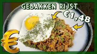 DE GROTE INFLATIE BUDGET KOOKSHOW 3 EGG FRIED RICE  EtenmetNick [upl. by Muncey101]