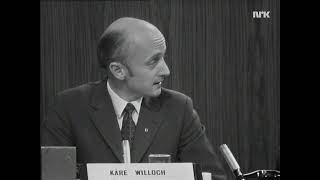 Partilederdebatt 1973 15 Kåre Willoch om ALPs skatteplaner [upl. by Sacul]