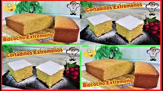 BIZCOCHO de ALMENDRA y NARANJA  Cortadillos extremeños  ALMOND AND ORANGE CAKE [upl. by Inimod222]