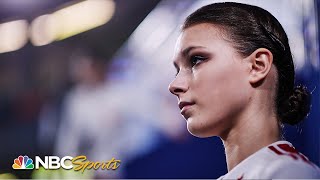 Anna Shcherbakova falls recovers then wins Grand Prix France earns coveted spot in GP Final [upl. by Dyal]