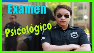 👮 Cómo Pasar un EXAMEN PSICOLÓGICO 🚔 Para INGRESAR A LA POLICÍA 🟢 [upl. by Lleynod]