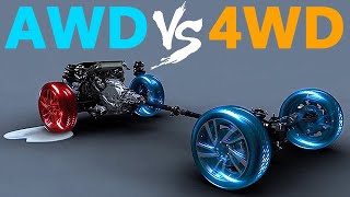 The Difference Between AWD vs 4WD [upl. by Ellehcer]