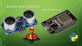 ✅Curso ESP32 parte 18 Sensor ultra sónico MicroPython [upl. by Gussman]