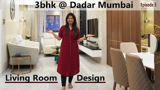 Living Room Interior Design India Hall Interior Design Ideas luxury Apartment Tour Mumbai Nihara [upl. by Neyugn293]