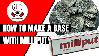 How To Make a Base For Your Miniatures Using Milliput [upl. by Hanfurd]