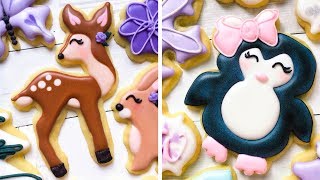 HOW TO DECORATE COOKIES WITH ROYAL ICING [upl. by Ellehcsar]