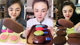 ASMR FAST EATING CHOCOLATE ICE CREAM MADE AT HOME  ASMR 아이스크림 먹기 [upl. by Tammie768]