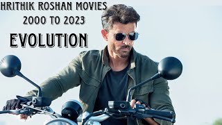 Hrithik Roshan All Movies 2000 To 2023 Evolution Filmography Analysis movies hrithik bollywood [upl. by Inna308]