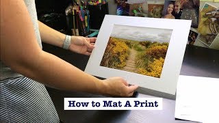 How to Mat and Ship Prints [upl. by Clementis]