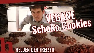 Vegane SchokoCookies Rezept  Schnellanleitung [upl. by Dupre589]