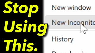 Stop Using Googles Incognito Mode Now [upl. by Arutnev]