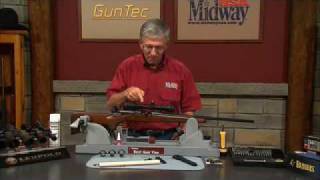 How to Level Rifle Scope Crosshairs Presented by Larry Potterfield  MidwayUSA Gunsmithing [upl. by Rie]