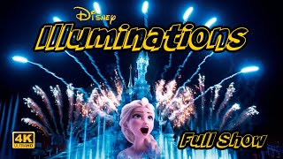 Disney Illuminations  Full Firework Show in 4K at Disneyland Paris disneylandparis dlp disney [upl. by Aneetak]