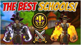 Wizard101 The BEST PvP Schools Going into 2025 Tier List [upl. by Ennis]