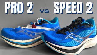 Saucony Endorphin Speed 2 Vs Endorphin Pro 2 [upl. by Alyks]