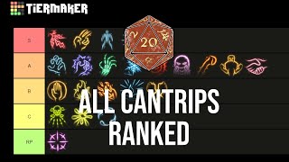 BG3 Cantrips Tier List [upl. by Schrader401]