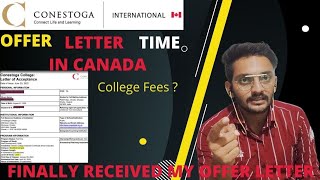 Canada Colleges Offer Letter Time  Finally got my offer letter in 2022  My Experience  Jan 2023 [upl. by Isidoro985]