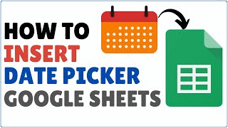 How to Add a Calendar Date Picker in Google Sheets [upl. by Anihc]