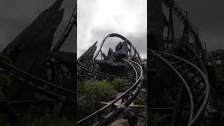 Coaster in a Raptor Paddack  Velocicoaster at Islands of Adventure [upl. by Maggy]