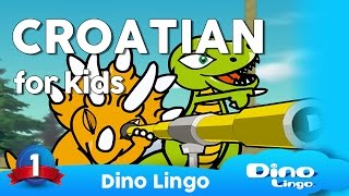 Learn Croatian for kids  Animals  Online Croatian lessons for kids  Dinolingo [upl. by Romain]