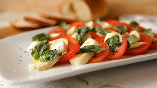 Cómo hacer una ensalada caprese [upl. by Tina]