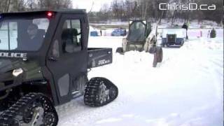 The Forks River Trail Opens  January 24 2012  Winnipeg Manitoba [upl. by Azilanna]