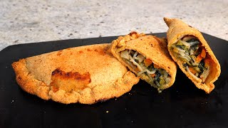 Keto vegan veggie pockets shortcrust pasty  Keto vegan glutenfree [upl. by Atnuahs30]