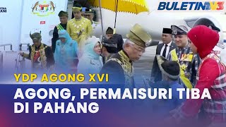 YDPA XVI  Detik Keberangkatan Tiba Pasangan Diraja Di Pahang [upl. by Young79]