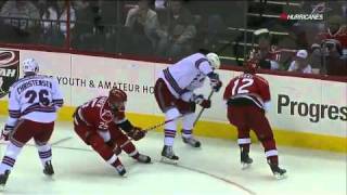 Eric Staal crushes brother Marc 22211 [upl. by Acissj]