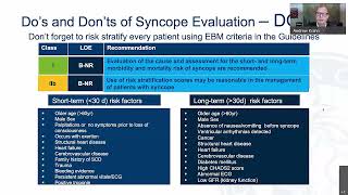 Assessment and Diagnosis of Syncope The Dos and Donts [upl. by Attenoj]