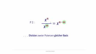 MAY 04 Rechenregeln für Potenzen [upl. by Newnorb989]