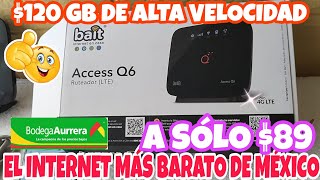 NUEVO MÓDEM INTERNET EN CASA A SÓLO 89 EL MÁS BARATO DE MÉXICO AURRERA APOYA LA ECONOMÍA MEXICANA [upl. by Eilesor]