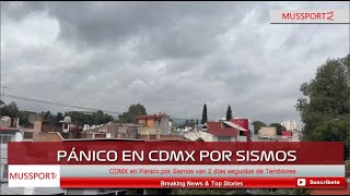 CDMX en Pánico por Sismos van 2 días seguidos de Temblores 27 Septiembre 2024 [upl. by Leis103]