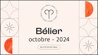 Horoscope Bélier ♈️ Octobre 2024 🥨 par Christine Haas [upl. by Iznyl]