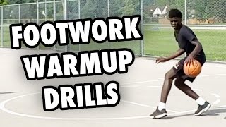 4 Basketball Footwork Warmup Drills [upl. by Bullard330]