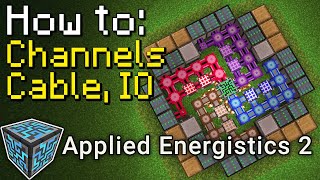 How to Applied Energistics 2  Getting Items IN amp OUT Minecraft 1192 [upl. by Nollid]