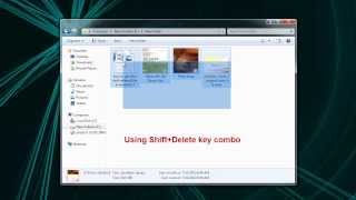 How to Get Back Shift Deleted Files on Windows 7 [upl. by Airetnohs]