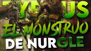 TYPHUS EL MONSTRUO DE NURGLE EN WARHAMMER 40K  TODA LA HISTORIA DEL MARINE MAS TANQUE [upl. by Oralia]