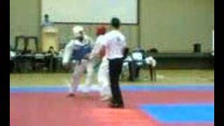 Lim Yeow Chet MAPCU 2007 Sunway University College Taekwondo [upl. by Hatfield]